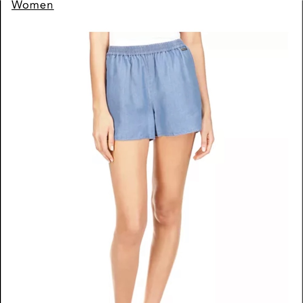 Michael Kors Chambray pull up shorts/  M